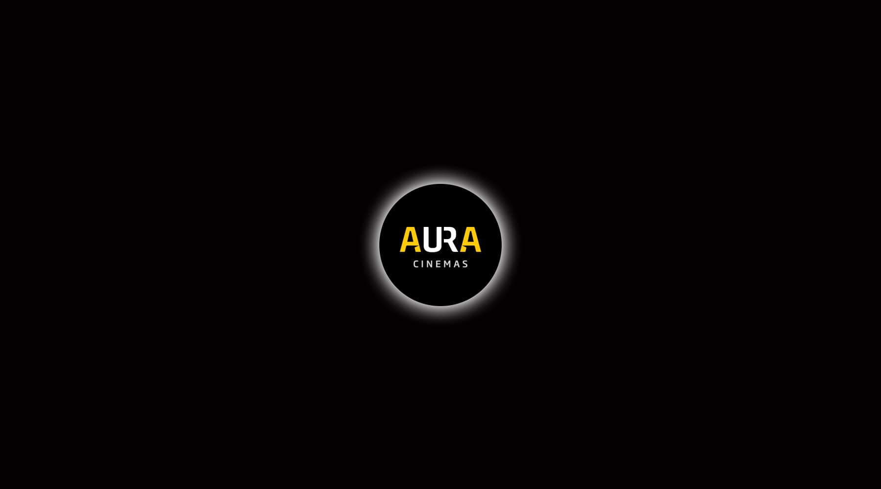 Aura cinemas branding-logo design