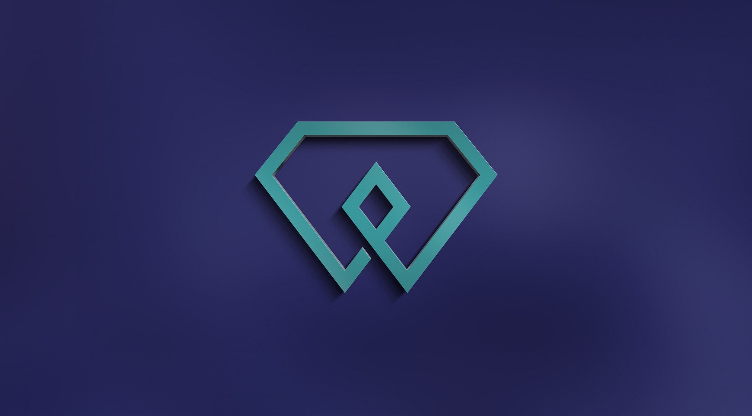 Le SAPPHIRE logo featuring a stylized teal diamond design on a dark blue background