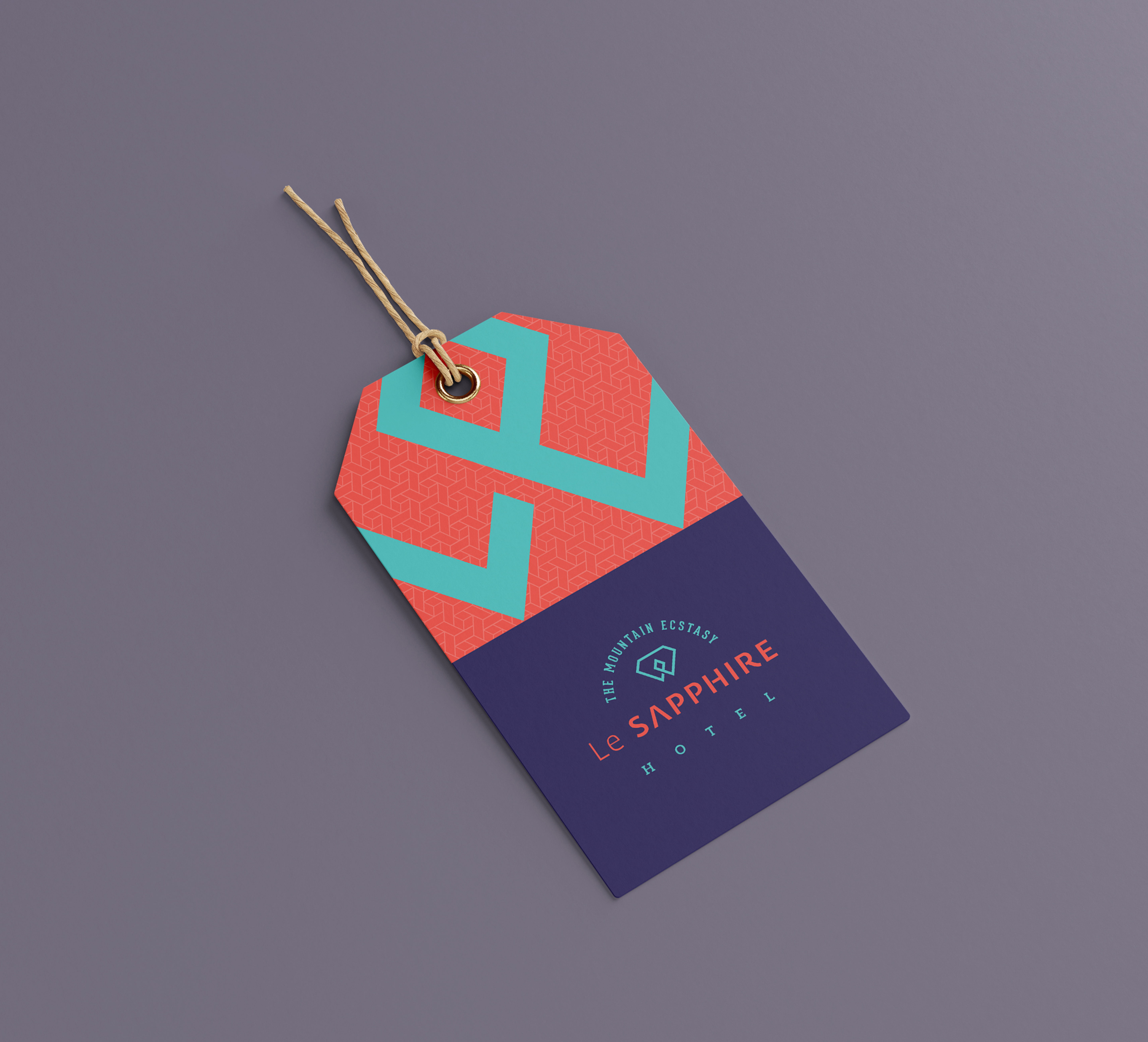 Inside Le SAPPHIRE Hotel's promotional material: an image of a vibrant sunrise splash and a close-up of swimming goggles, suggesting resort activities.