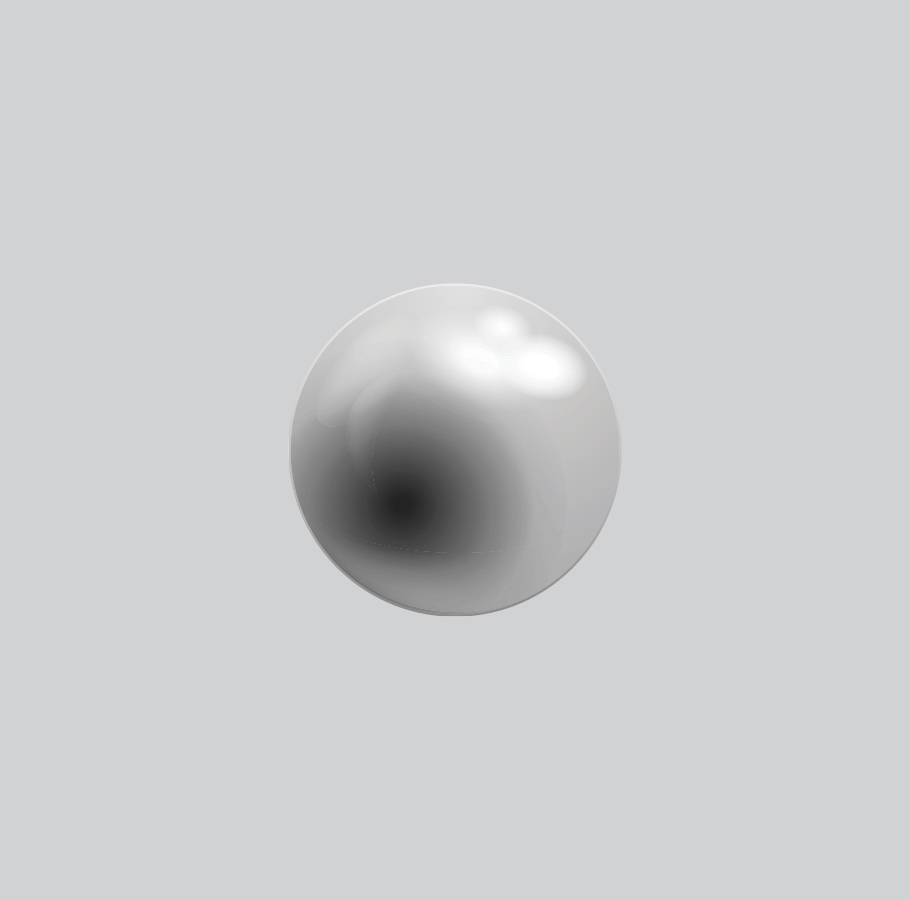 Nuetone sleek gray spherical design on a light gray background, representing the brand's minimalist and modern aesthetic on the website