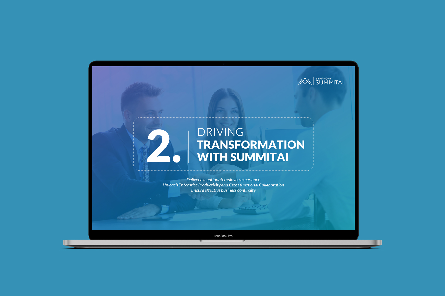  Symphony SummitAI InSync newsletter on laptop showcasing R&D engineering updates and platform roadmap 