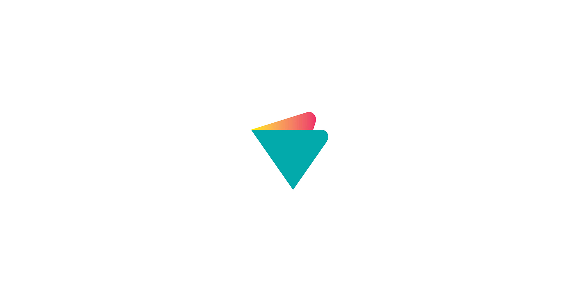 Vacationclub logo with a colorful, modern design featuring a teal V-shape and a pink/orange gradient element.